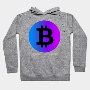 Astral Bitcoin - Black on White Hoodie